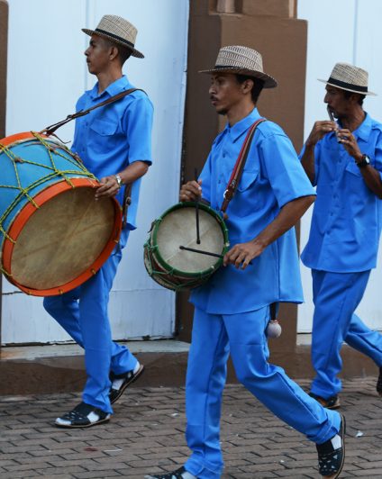 Banda Cabaçal São José, de Missão Velha, Ceará, durante a Festa de Santo Antônio