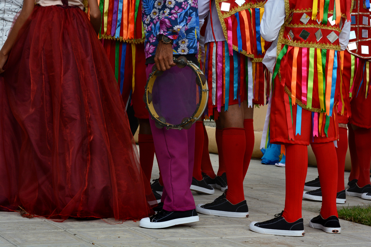 Detalhe de grupo de Reisado na Festa de Santo Antônio